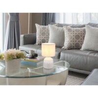 Stolní lampa RELA bílá matná 1x40W E14  GLOBO 21733AS
