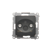 DAD1.01/49 Zásuvka TV-DATA, (strojek s k