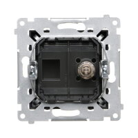 ekvipotenciální zásuvka černá matná KONTAKT SIMON DGEK1.01/49