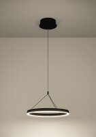 Závěsné svítidlo CANYAMEL LED-CCT IP20 černá EGLO 390535