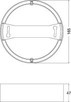 DOWNLIGHT IP44 GEN2 FRAMES DN 165 BK LEDVANCE 4099854561924