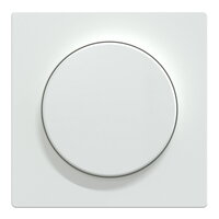 Centrální deska, Merten System D, s otočným knoflíkem, lotus white, termoplast