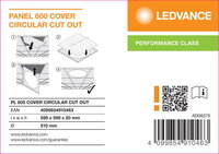 PANEL 600 COVER CIRCULAR CUT OUT LEDVANCE 4099854910463
