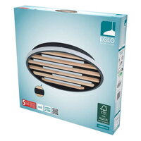 DL LED SCHWARZ/HOLZ 385 CEMBRANO
