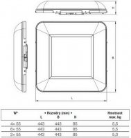 BS240 LED 4x55W 4000K, SmartDriver