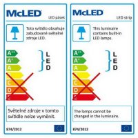 LED pásek SMD5050 CW, 30LED/m, 8,5W/m, 540lm/m, IP20, DC 24V, 10mm, 50m