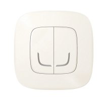 Valena Allure with Netatmo - 2násobný spínač s ''N'' vodičem, perleť LEGRAND