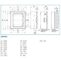 B04622 VTR 02 OBLO' QUADRO IP65 425X325X180 IBOCO 04622