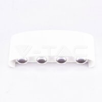 8W LED Wall Light Sand White IP54 3000K
