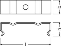 LEDVANCE Wide Profiles for LED Strips -PW03/MB