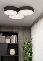 Stropní svítidlo BARBANO-Z LED-RGB/CCT černá/bílá 3X7,5W IP20 EGLO 900853