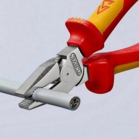 KNIPEX 0206200 kleště kombinované silové do 1kV chromované 200mm KN 02 06 200