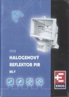 Emos G2312 HALOGEN REFLEKTOR 150W PIR BÍL