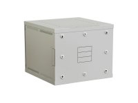 Rozvaděč nástěnný SENSA 9U 600mm, dveře sklo, RAL 7035 SOLARIX 83000283