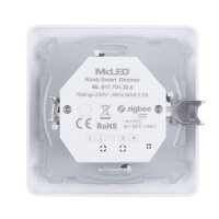 ZigBee otočný stmívač a vypínač, bílá barva, max. 400 W/230 VAC