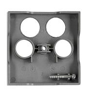 Kryt anténní zásuvky TV, typ HSAT-M, 4 otvory, antracit SCHRACK EV114311--