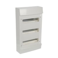 Nástěnná rozvodnice ABB IP41/36M (12x3), Mistral41W bez. N/PE, bez dvířek