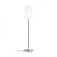 LULU stojanová bílá/černá chrom 230V E27 28W RENDL R12466