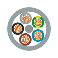 Ovládací kabel ÖLFLEX CLASSIC 100 300/500V 4G2,5 LAPP 1120802