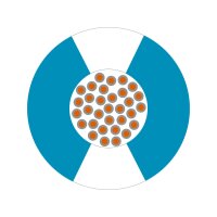 Jednožilový vodič ÖLFLEX WIRE MS 2.1 1X2,5 BUWH modrá/bílá LAPP 4160526