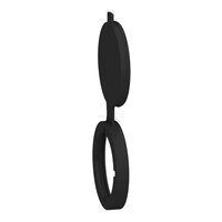 USB/RJ45 ochranný kryt IP65/IP67, měkčený plast, černý SCHNEIDER ZBSP1