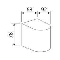 LED svítidlo Revos R, 3W, 3000K, IP65, černá barva MCLED ML-518.005.19.0
