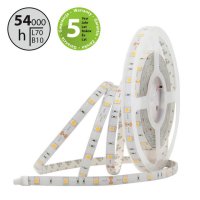 LED pásek SMD5050 WW, 30LED/m, 7,2W/m, 405lm/m, IP54, DC 12V, 10mm, 5m