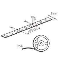 LEDS-P 10W/M IP54 WW   Pásek LED SMD