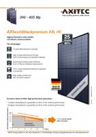 Solární fotovoltaický panel AXITEC XXL HC AC-400MH/108V 400 Wp celočerný