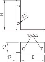 OBO 7215381 Spojovací sada BSKH-V050