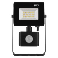 LED reflektor SIMPO s pohybovým čidlem, 10,5W, černý, neutrální bílá EMOS ZS2312