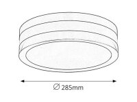 Stuttgart E27 2x 11W IP44 saténový chrom RABALUX 8220