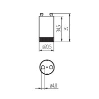 Startér do zářivek BS-2 4-65W 07181 Kanlux