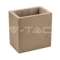 G9 25W LED Concrete Wall Lamp Square Lig