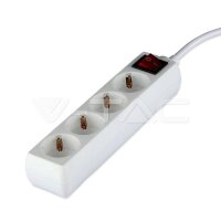 4 Ways Socket With Switch (3G 1.5MM2 X 5
