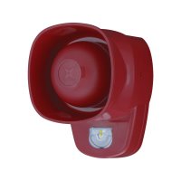 SYHO/R1/LX-W/WF Siréna s majákem Symphoni LX červený kryt bílý maják 120dB IP21C