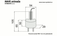 Sonda PSV-1 5m do vrtu jednoduchá