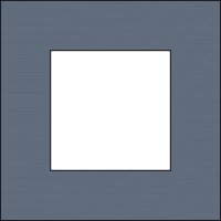 1násobný rámeček, NIKO Pure ALU BLUE GREY BRUSHED