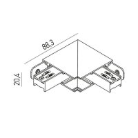 XNET SURFACE CONNECTOR 90dgr INTERNAL AN