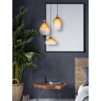 Závěsné svítidlo SALVY černá 3x60W E27 IP20 GLOBO 15786-3H1