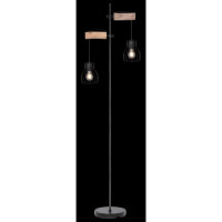 Stojací lampa MINA černá 2xE27, max. 40W 230V GLOBO 15326-2SN