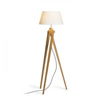 AMBITUS 46 stojanová krémově bílá bambus 230V E27 11W RENDL R14043