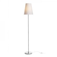 NYC/CONNY 25 stojanová Polycotton bílá/chrom 230V E27 7W RENDL R14074