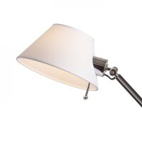 MONTANA stolní bílá/černá chrom 230V E27 28W RENDL R13283