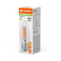 LED CLASSIC B DIM P 3.4W 827 Clear E27 LEDVANCE 4099854439001