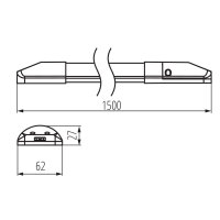 NOBEN M42W-150-CCT   Liniové svítidlo LE