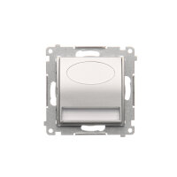 LED osvětlení (přístroj) 230V,1.1 W, 5900 K, stříbrná matná metalizované