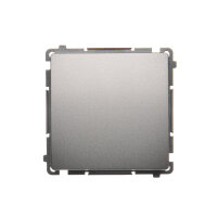 Spínač jednopólový, řazení 1, 16AX, 250V~, stříbrná matná metalizované