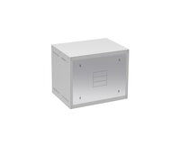 Nástěnný nýtovaný rozvaděč GrandN 9U s plechovými dveřmi,hl.450mm 83000782