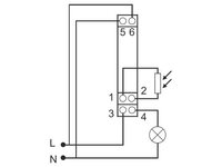 Soumrakový spínač PALADIN 923501 1-1000lux 16A s ext. čidlem IP65 na DIN 1008163